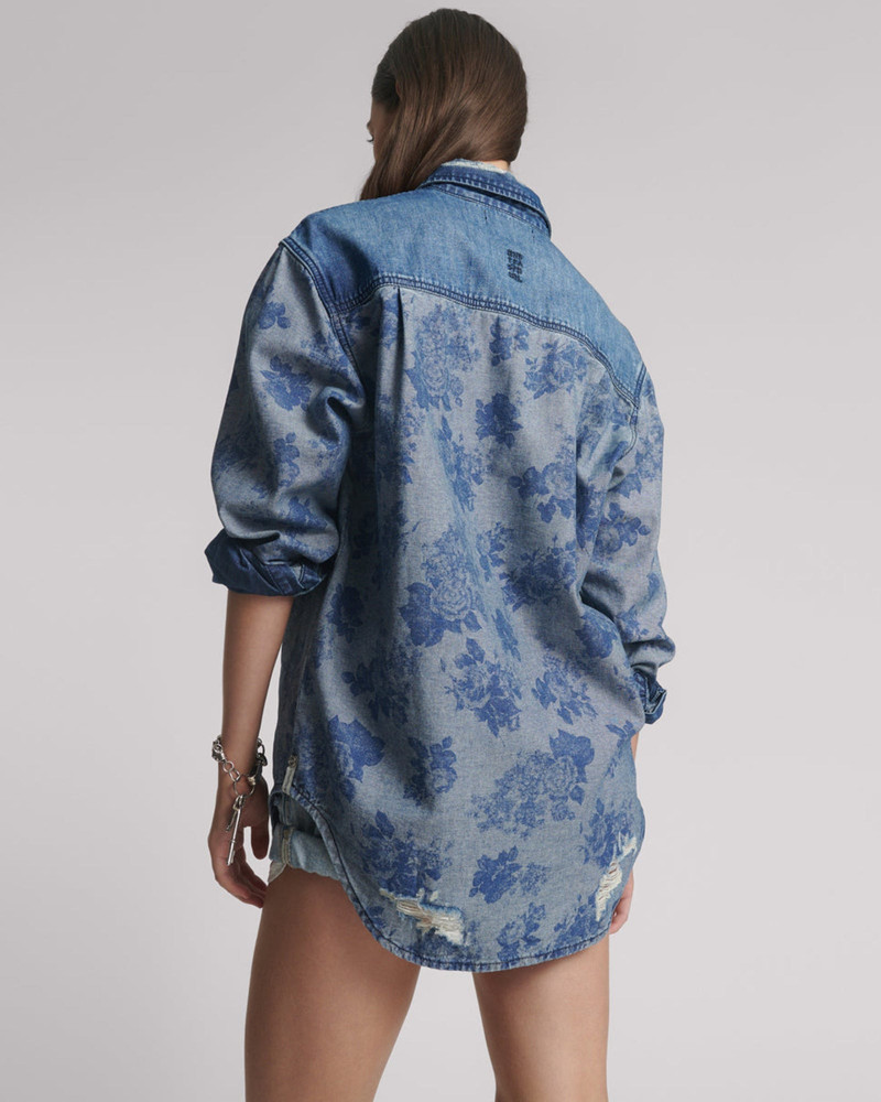 Everyday Denim Shirt - Rosewood 4