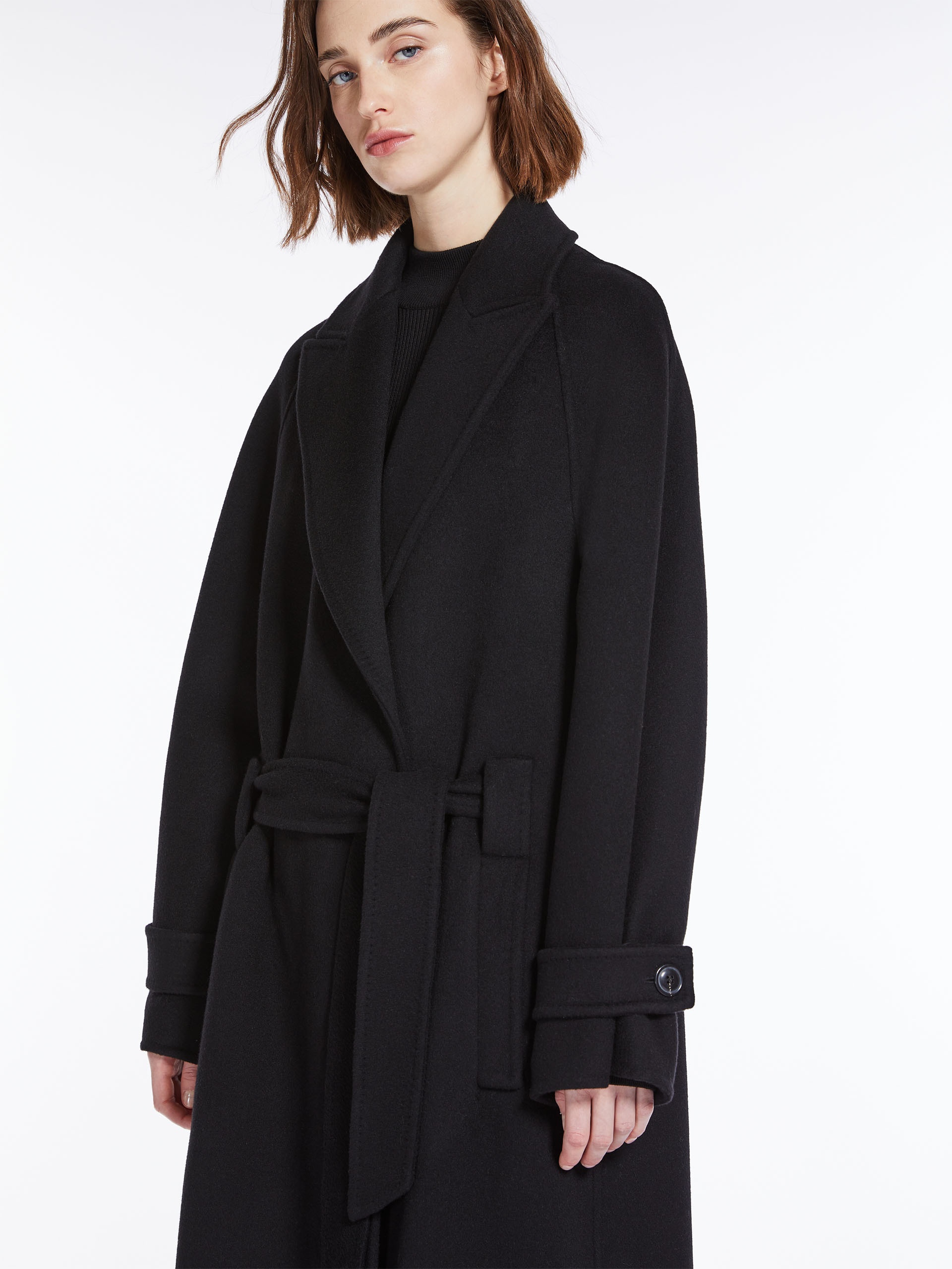 ADDA Flared cashmere coat - 5