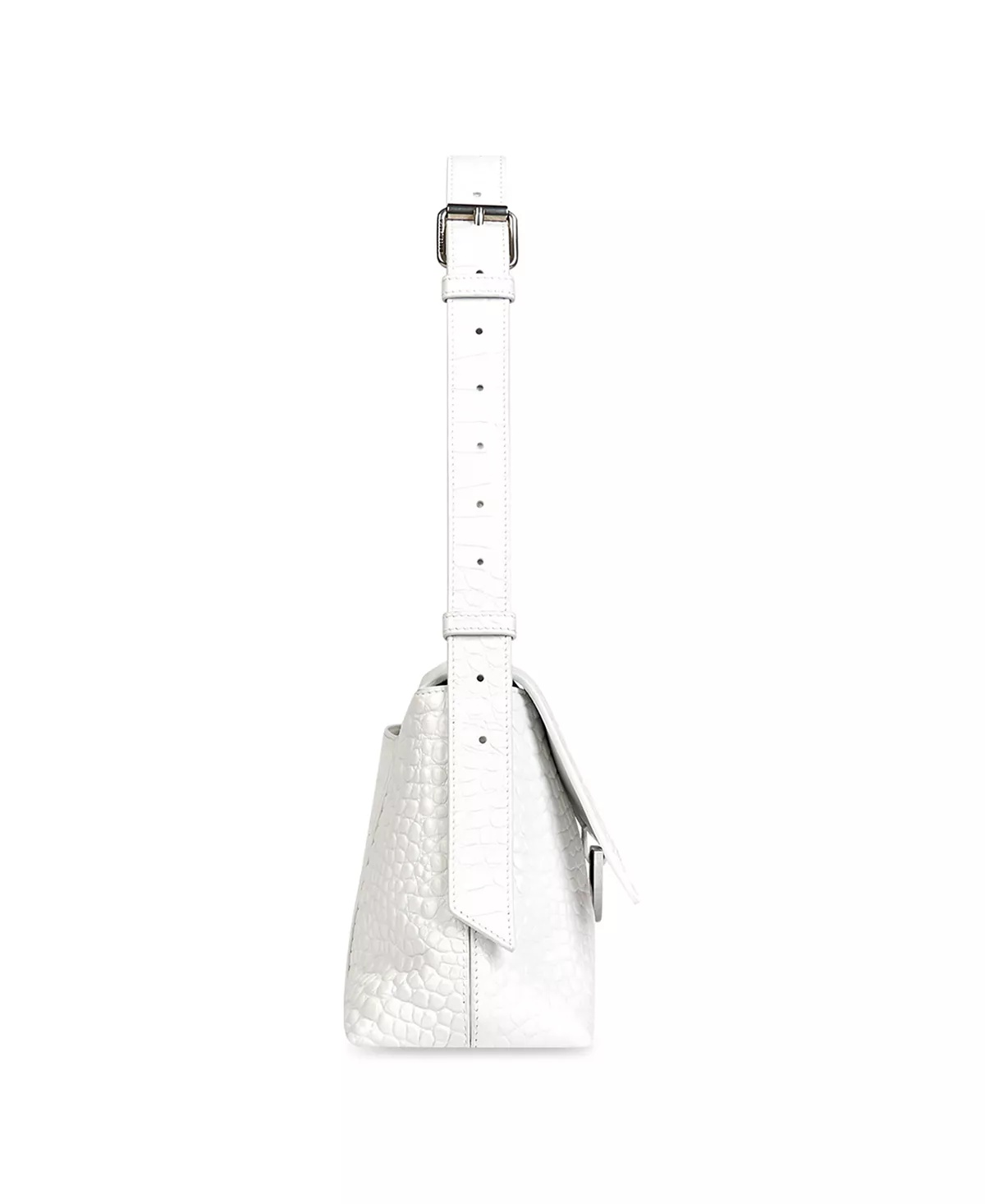 Downtown Small Shoulder Bag Crocodile Embossed - 4
