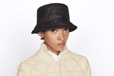 Dior Teddy-D Macrocannage Small Brim Bucket Hat outlook