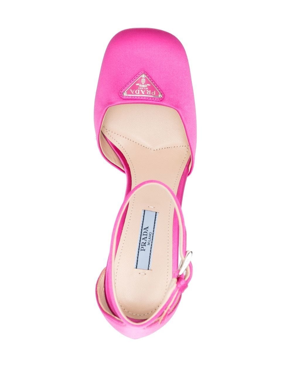 logo-plaque 135mm platform pumps - 4