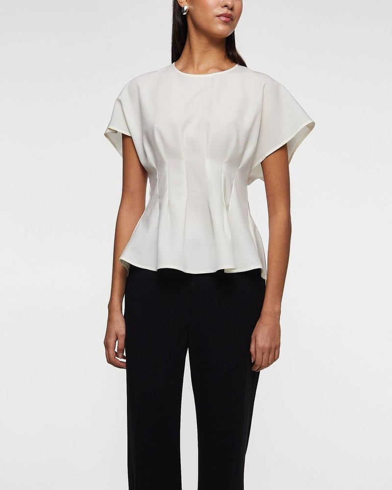 RÓHE Top Sculptural Waisted Offwhite outlook