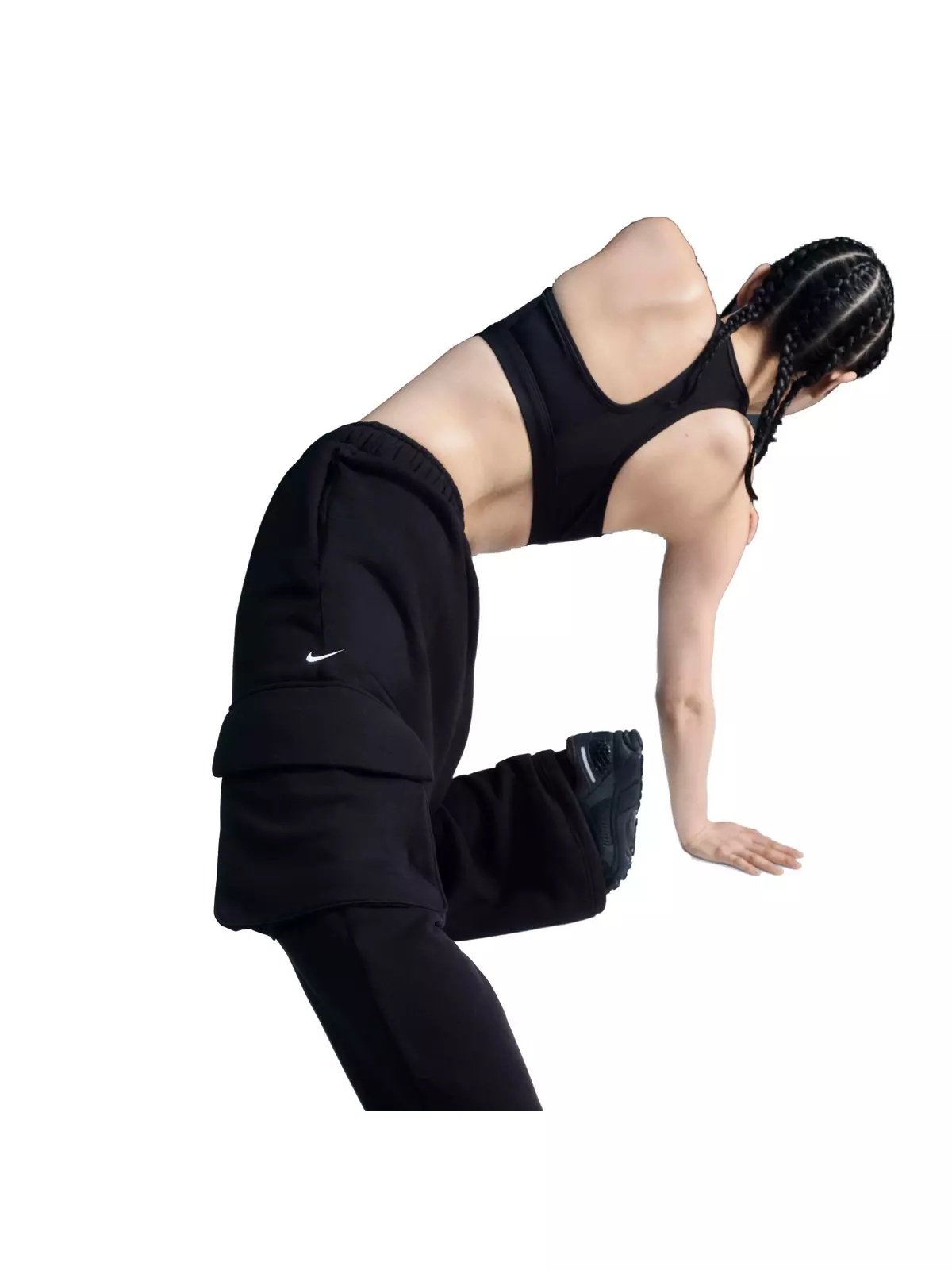 Women's Sportswear Low-Rise Oversized French Terry Open-Hem Pants - 2