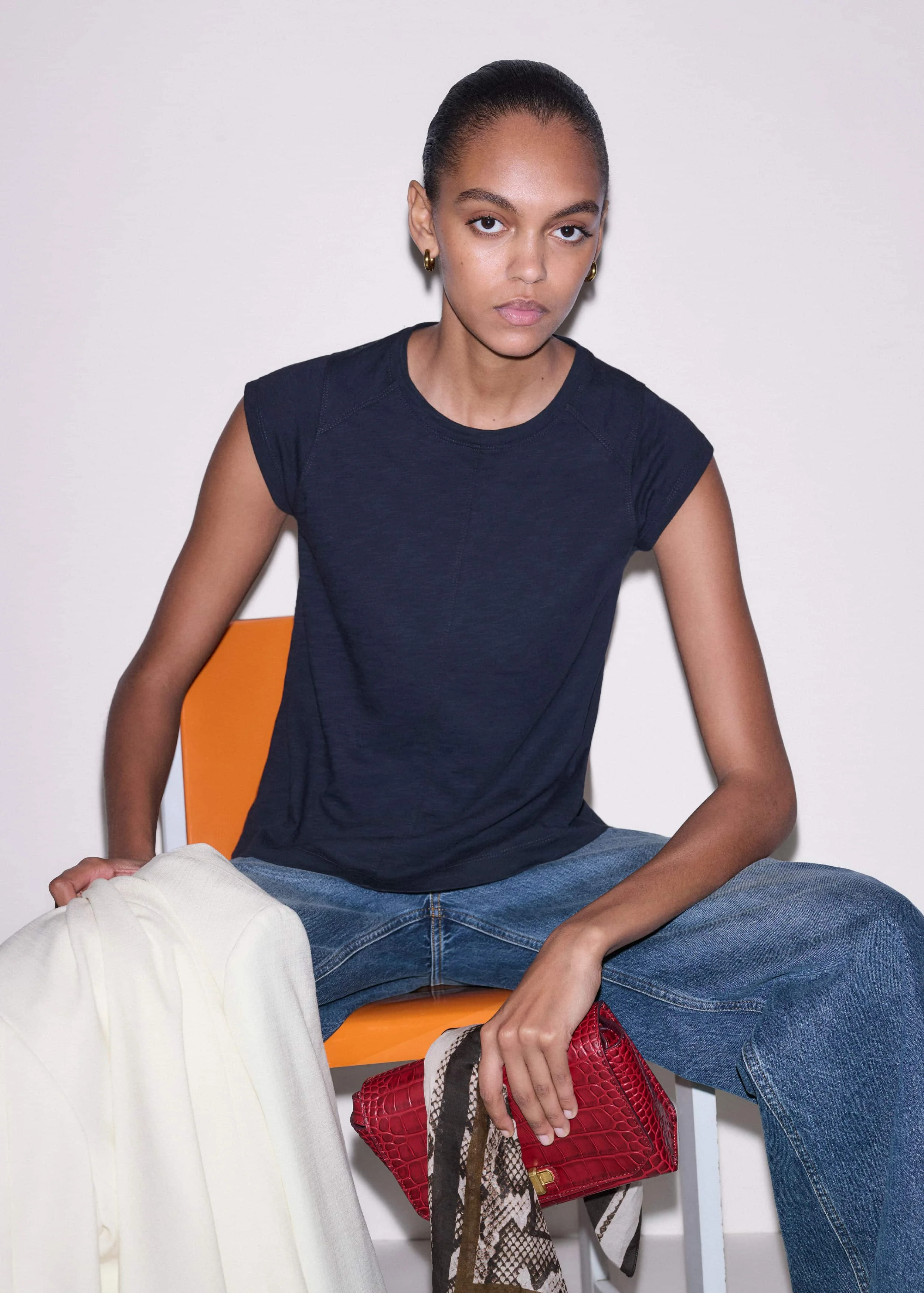 Cap Sleeve Swing Tee - 1