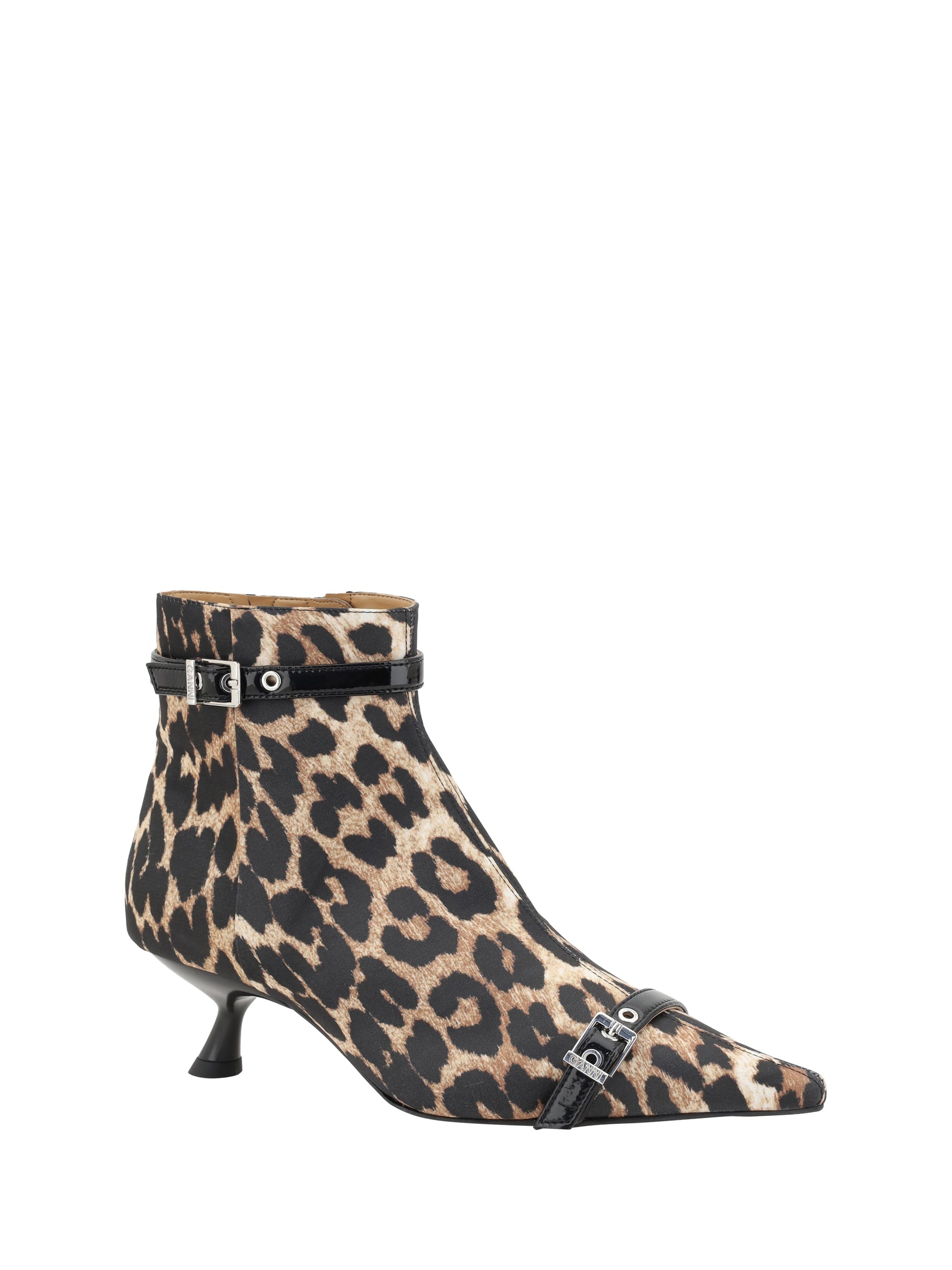 Ganni Women Eyelets Ankle Boots - 2