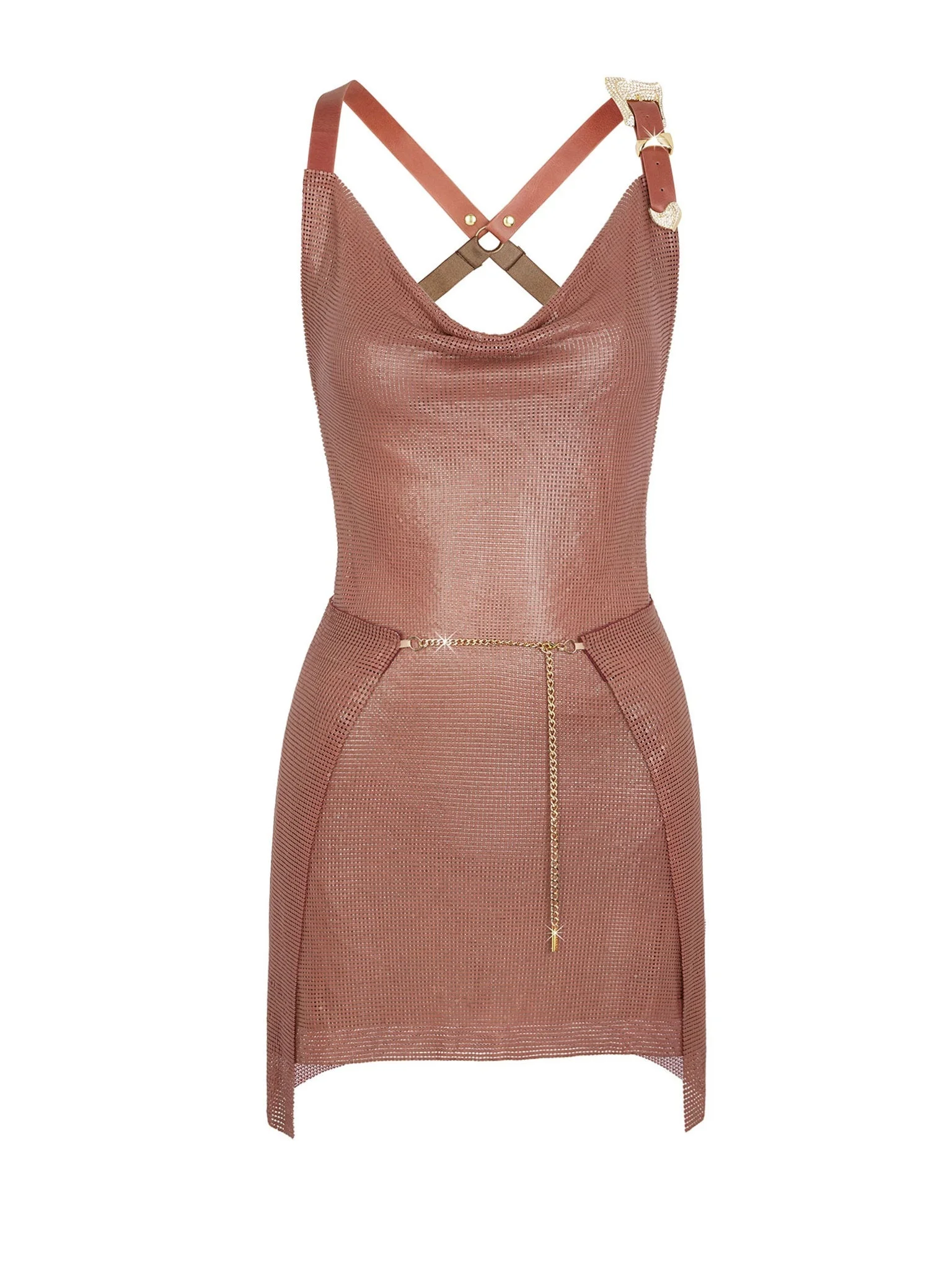 ADRIANNE DRESS IN CIGAR - 1