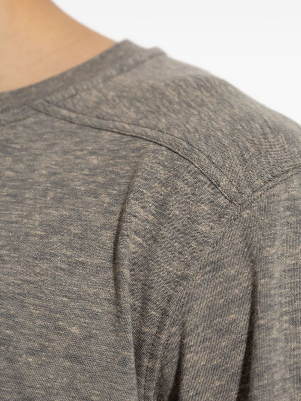 short-sleeve drawstring T-shirt - 5