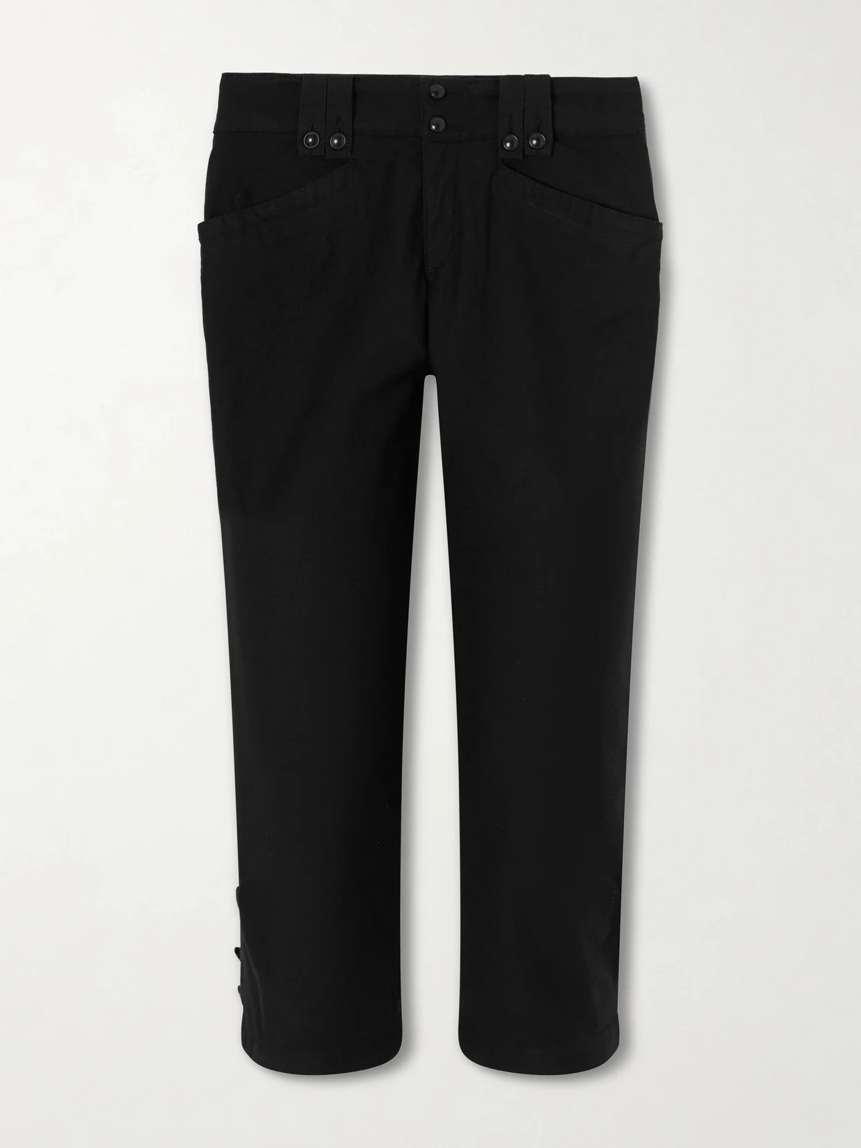 Berna Cotton-twill Capri Pants - 1