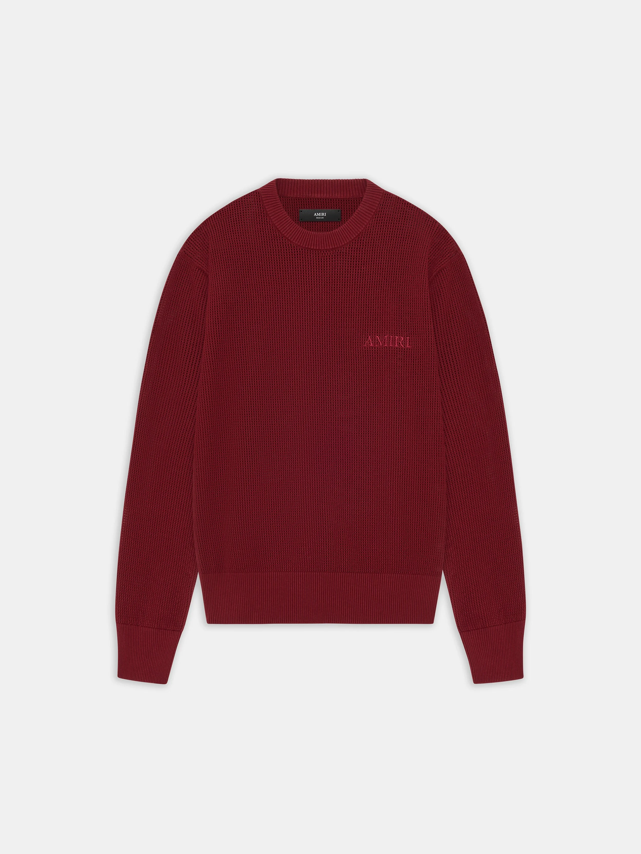AMIRI CROCHET MESH CREW - 1