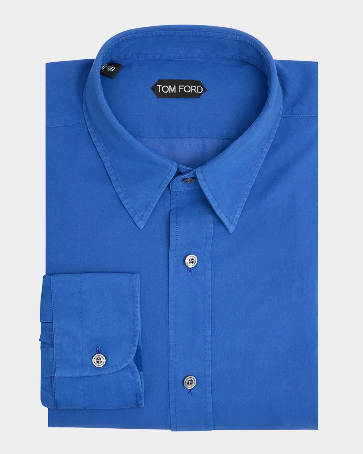 남자의 Refined 면 Voile 유체 매트 셔츠 - 1