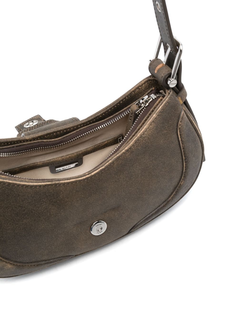 medium Hobo Brocle leather shoulder bag - 5