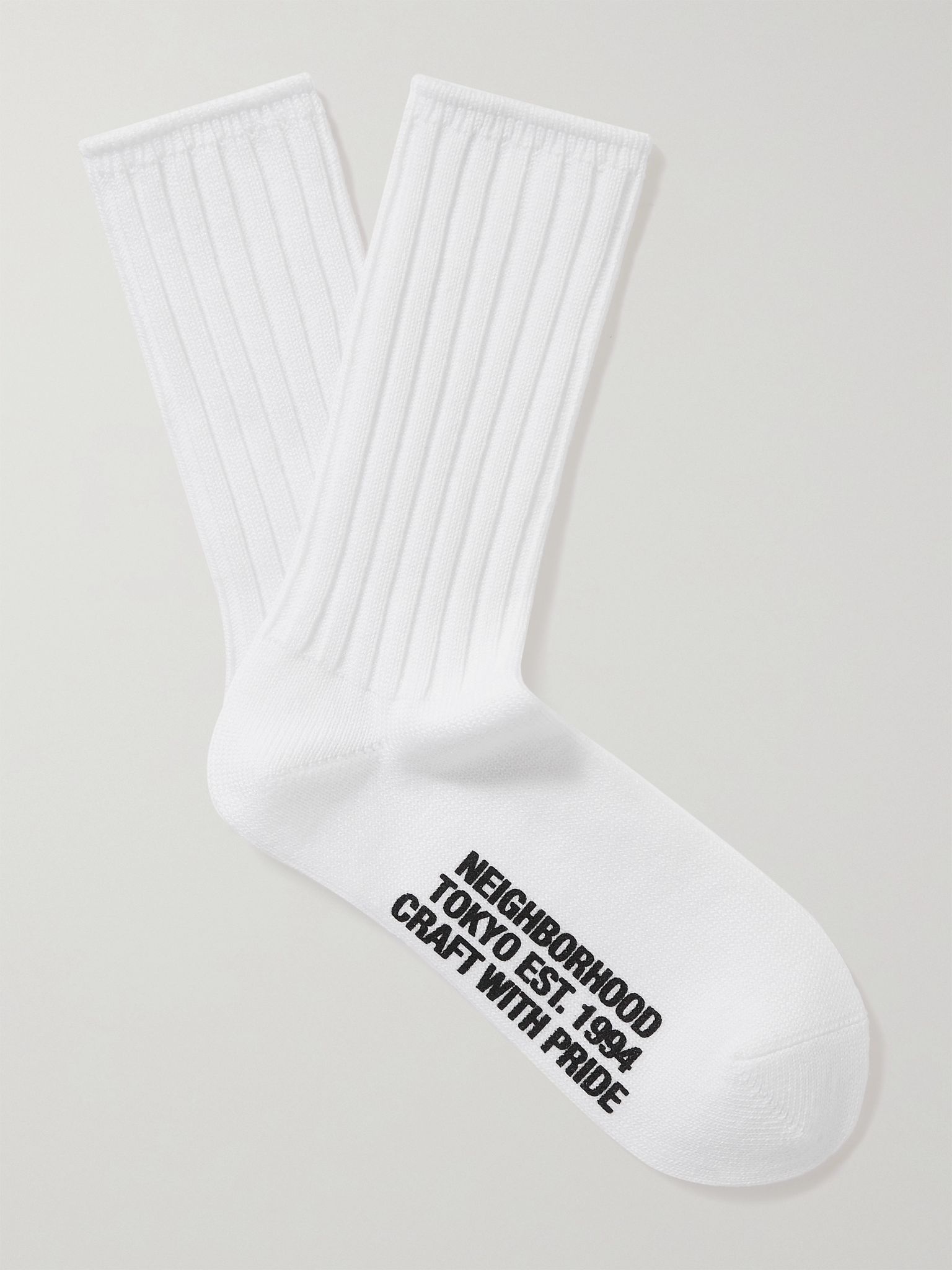 Ribbed-Knit Socks - 1