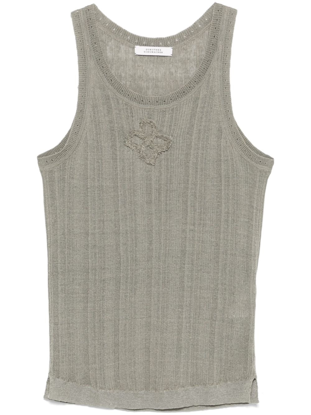 ribbed tank top - 1