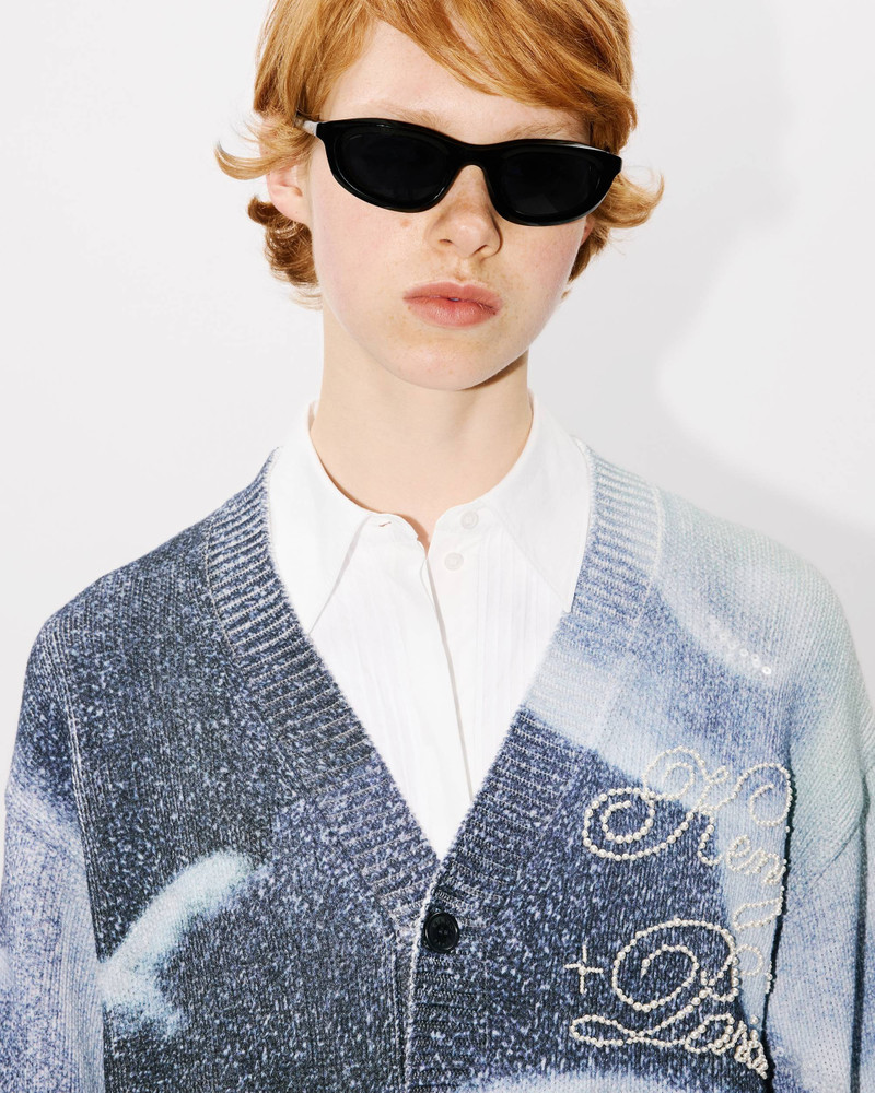 'KENZO Cloud Tiger' genderless embroidered cardigan 6
