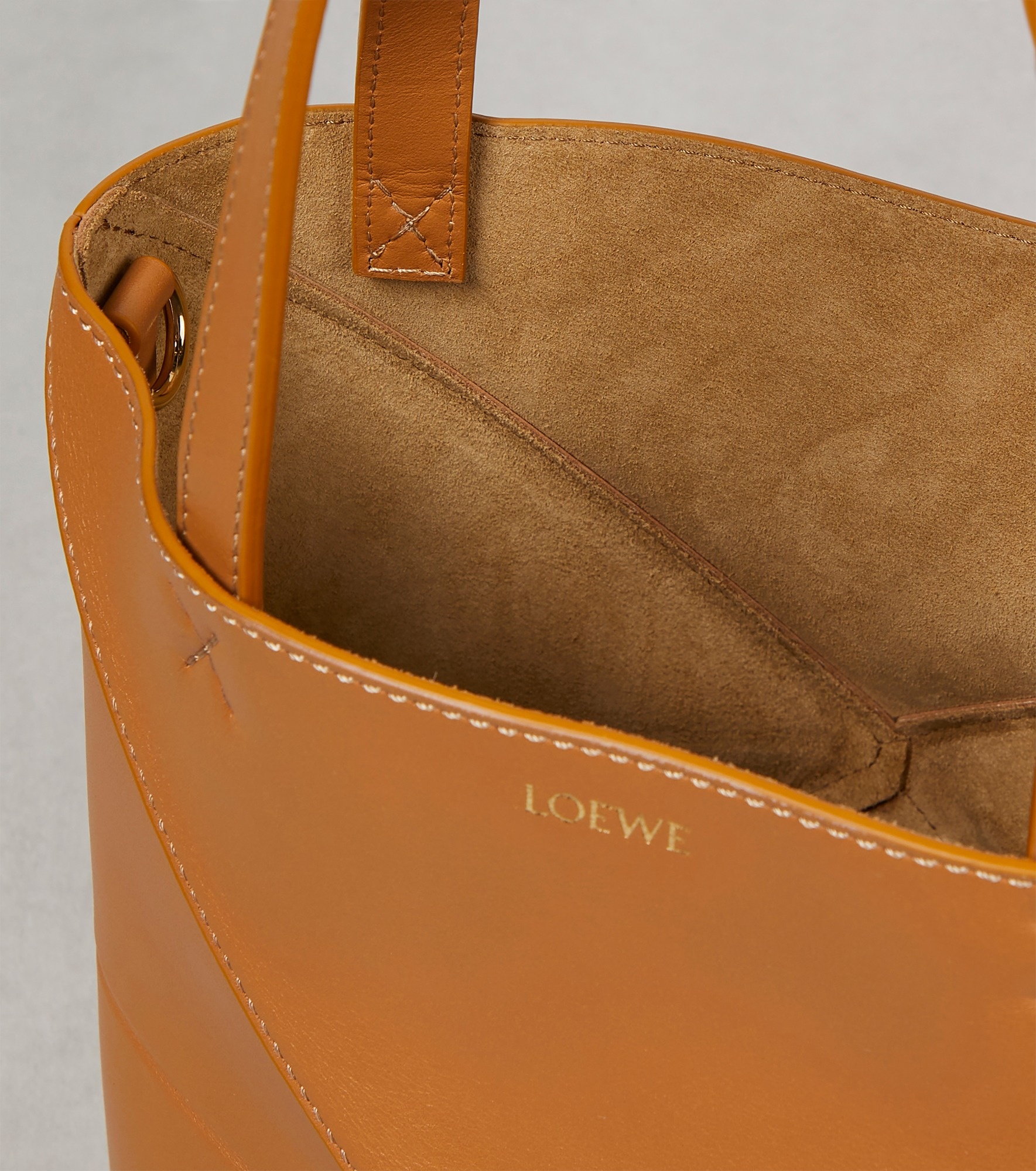 Puzzle Fold Mini leather tote bag - 3