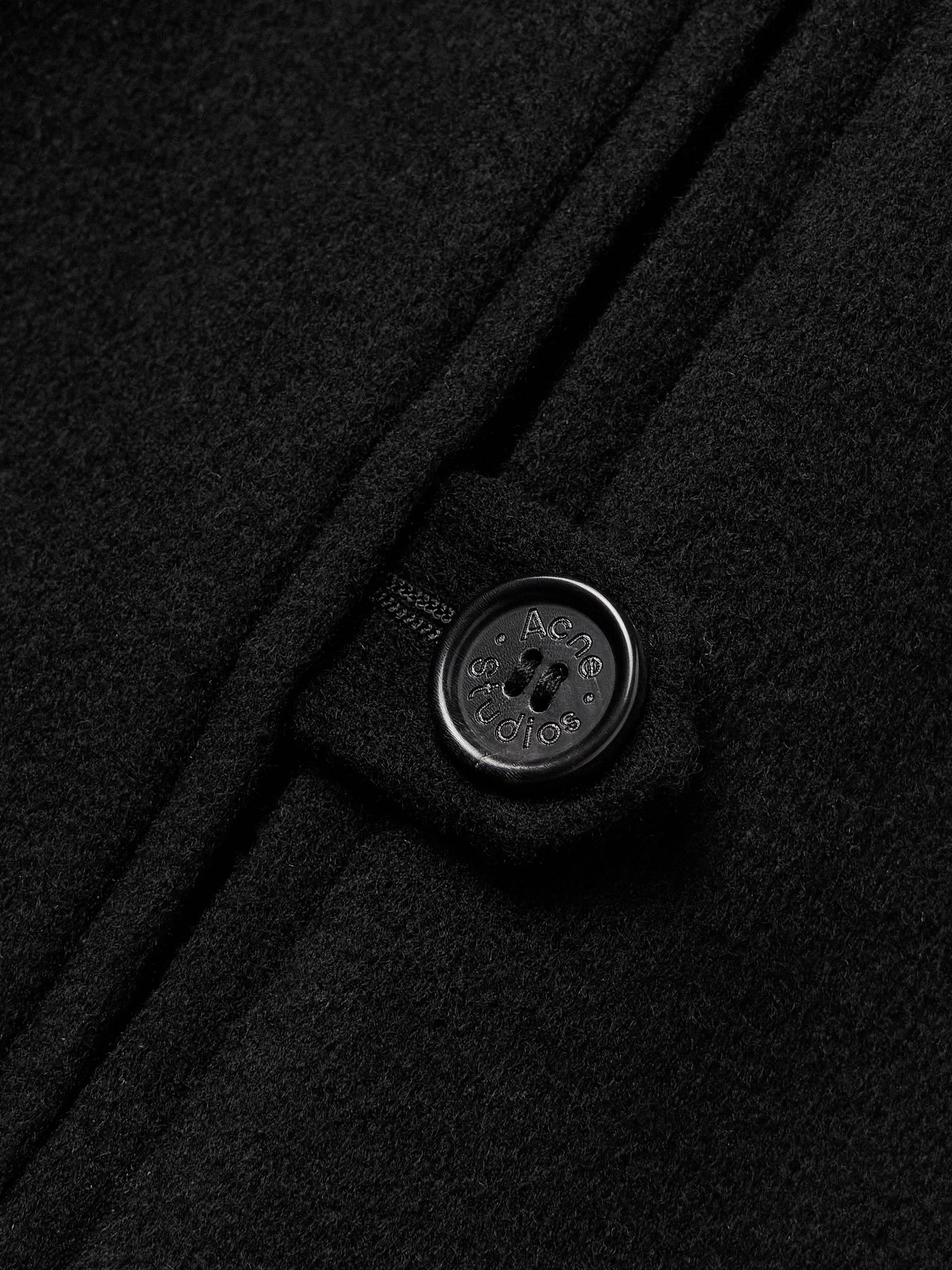 Doveo Double-Faced Wool and Cashmere-Blend Felt Jacket Black - 5
