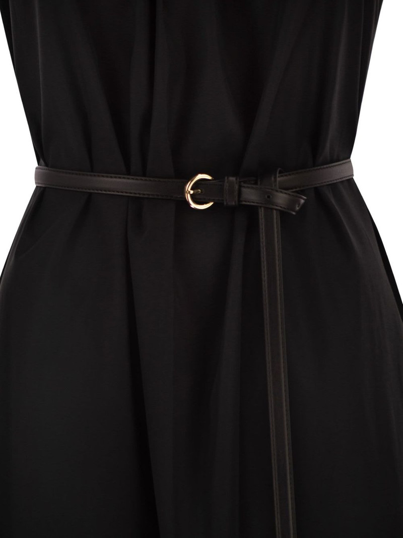 halterneck belted maxi dress 4