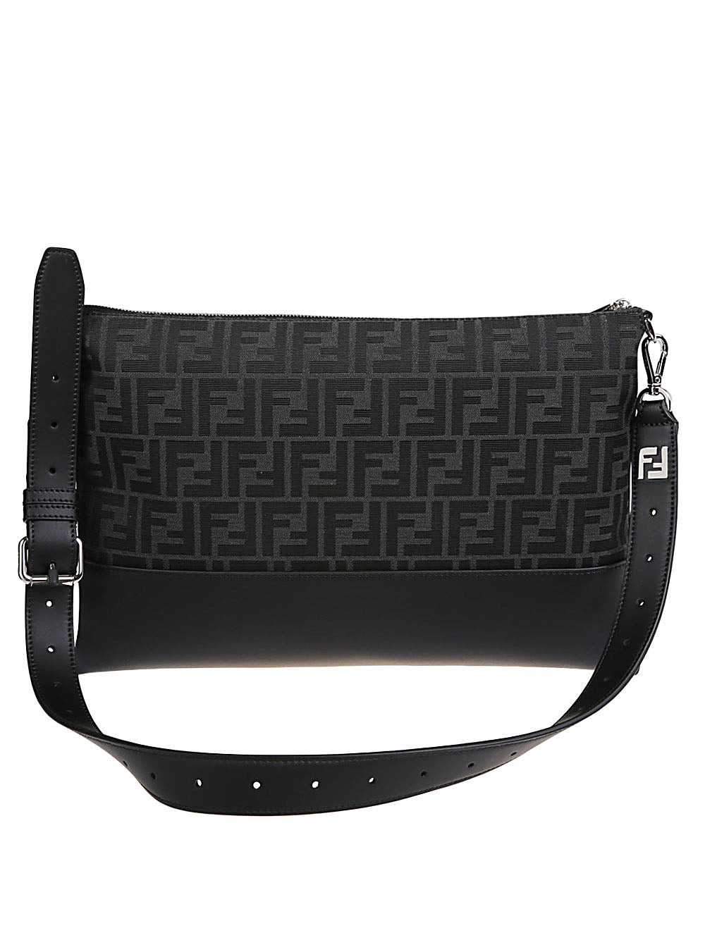 Fendi Men Logoed Leather Pouch - 2