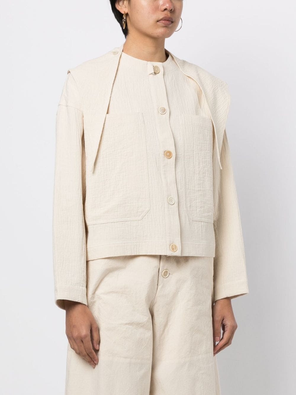 The Skipper button-fastening jacket - 3