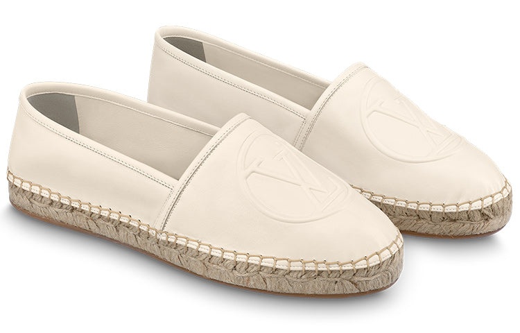 (WMNS) LOUIS VUITTON Starboard Flat Espadrille Shoes 'Beige with Logo' 1ABVM6 - 2