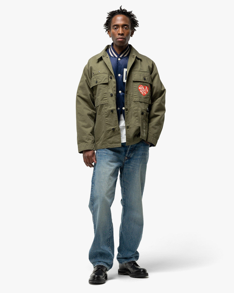 Human Made Military Shirt  Olive outlook