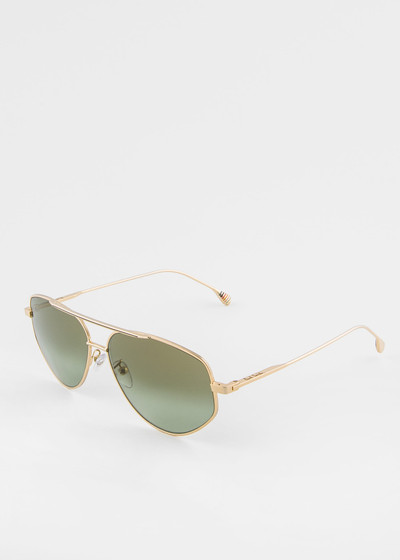 Paul Smith Gold 'Drake' Sunglasses outlook