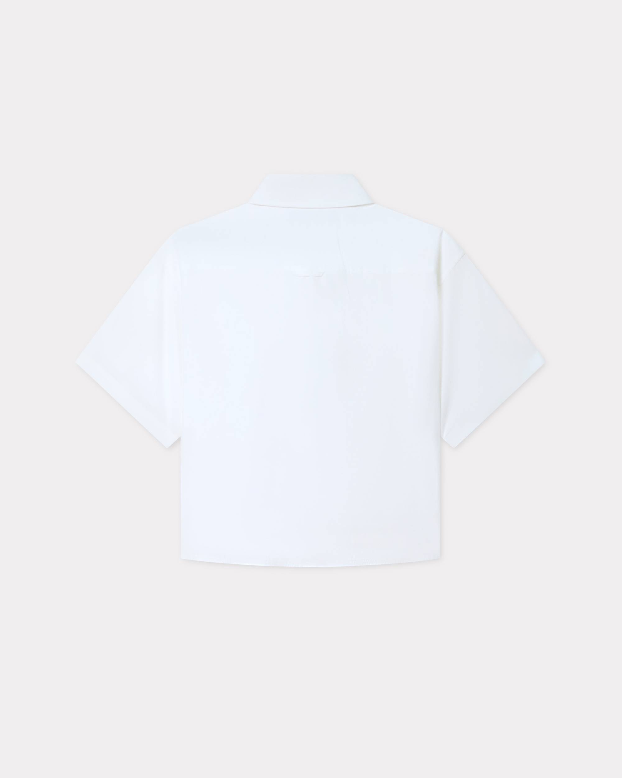 'Boke Flower 2.0' dropped shoulders shirt in cotton poplin - 2