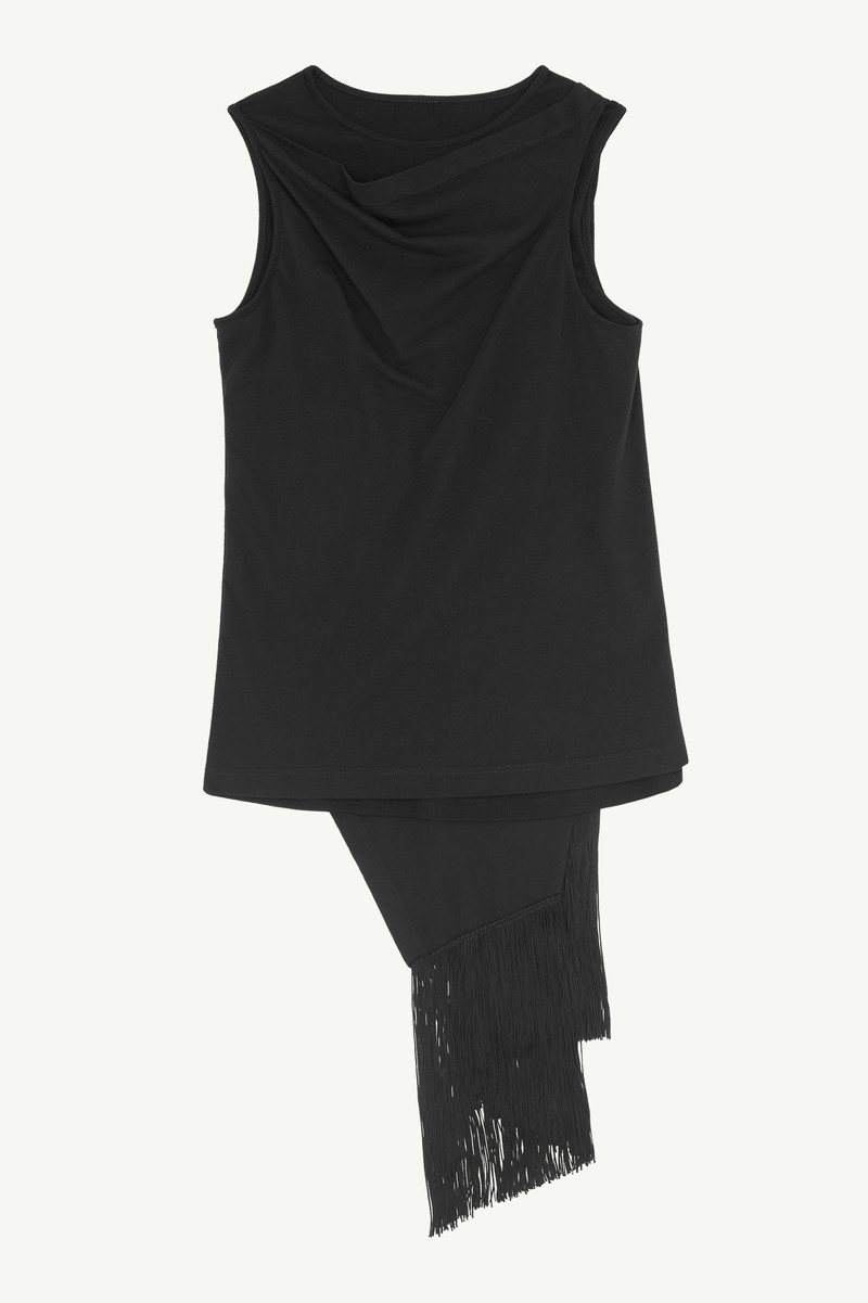 Draped crewneck top 1