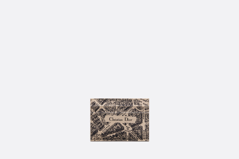 Dior Dior Map Five-Slot Card Holder outlook