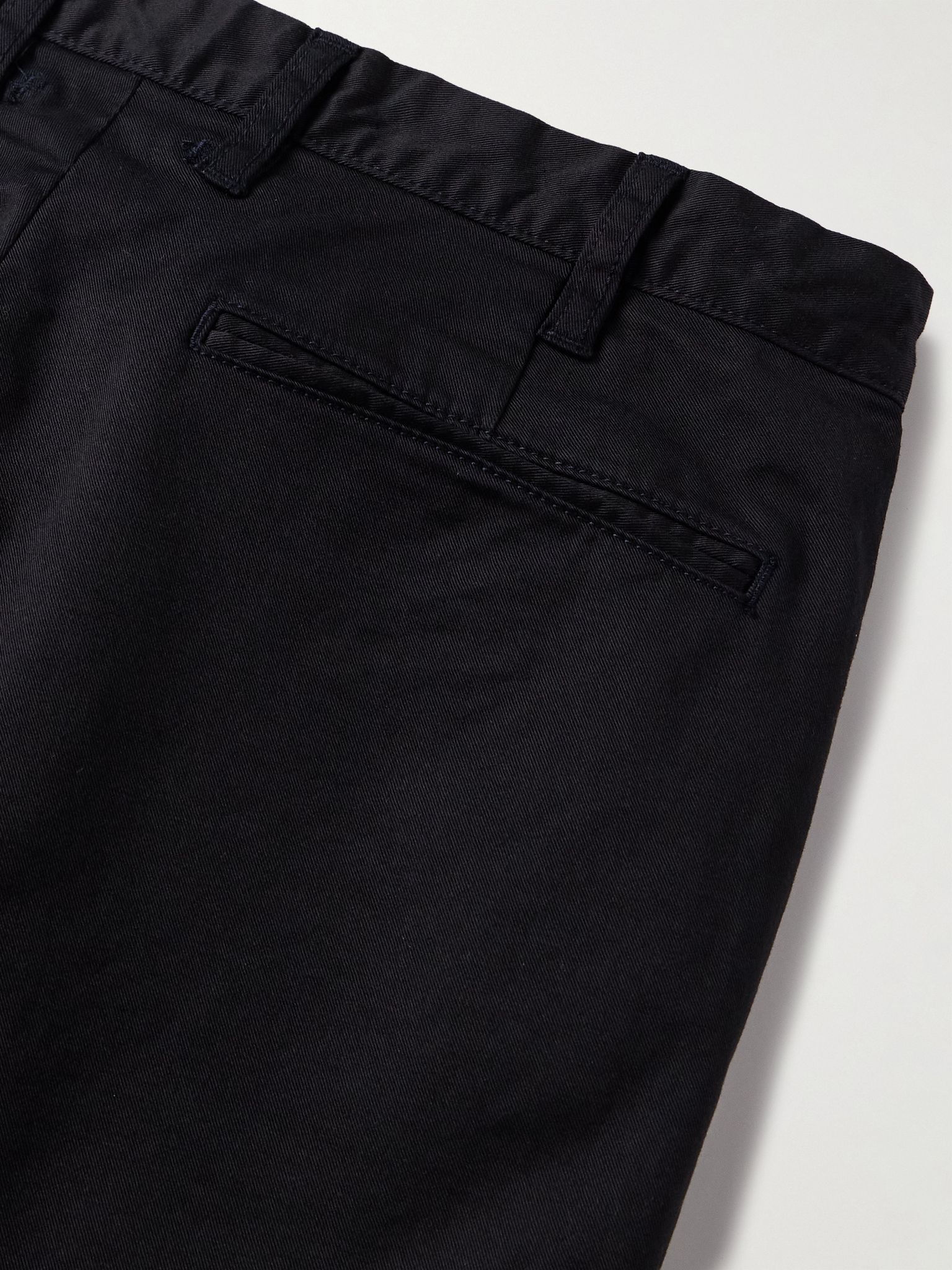 Ivy Slim-Fit Cotton-Blend Twill Shorts Midnight blue - 5