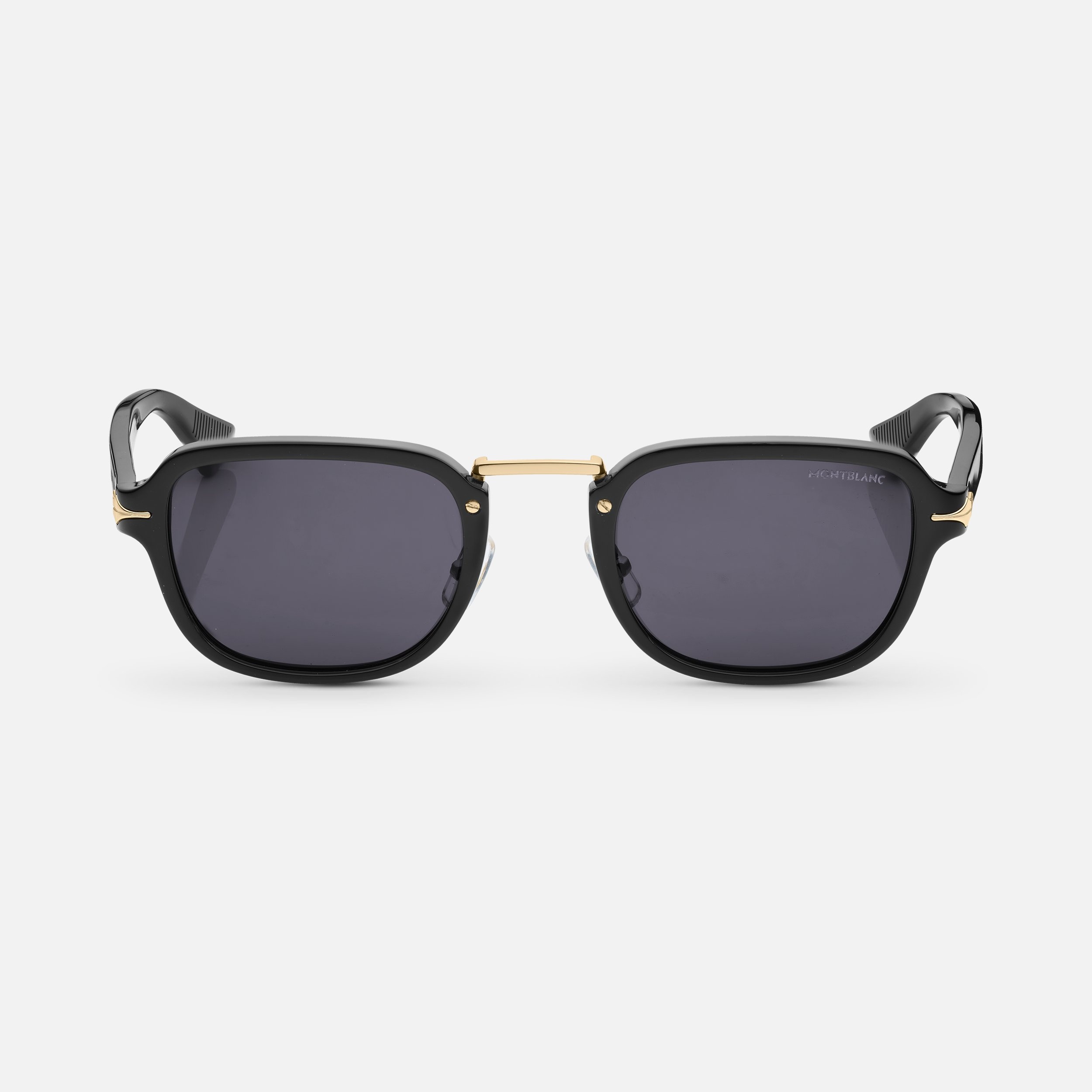 Squared Sunglasses with Black Colored Acetate Frame - 1