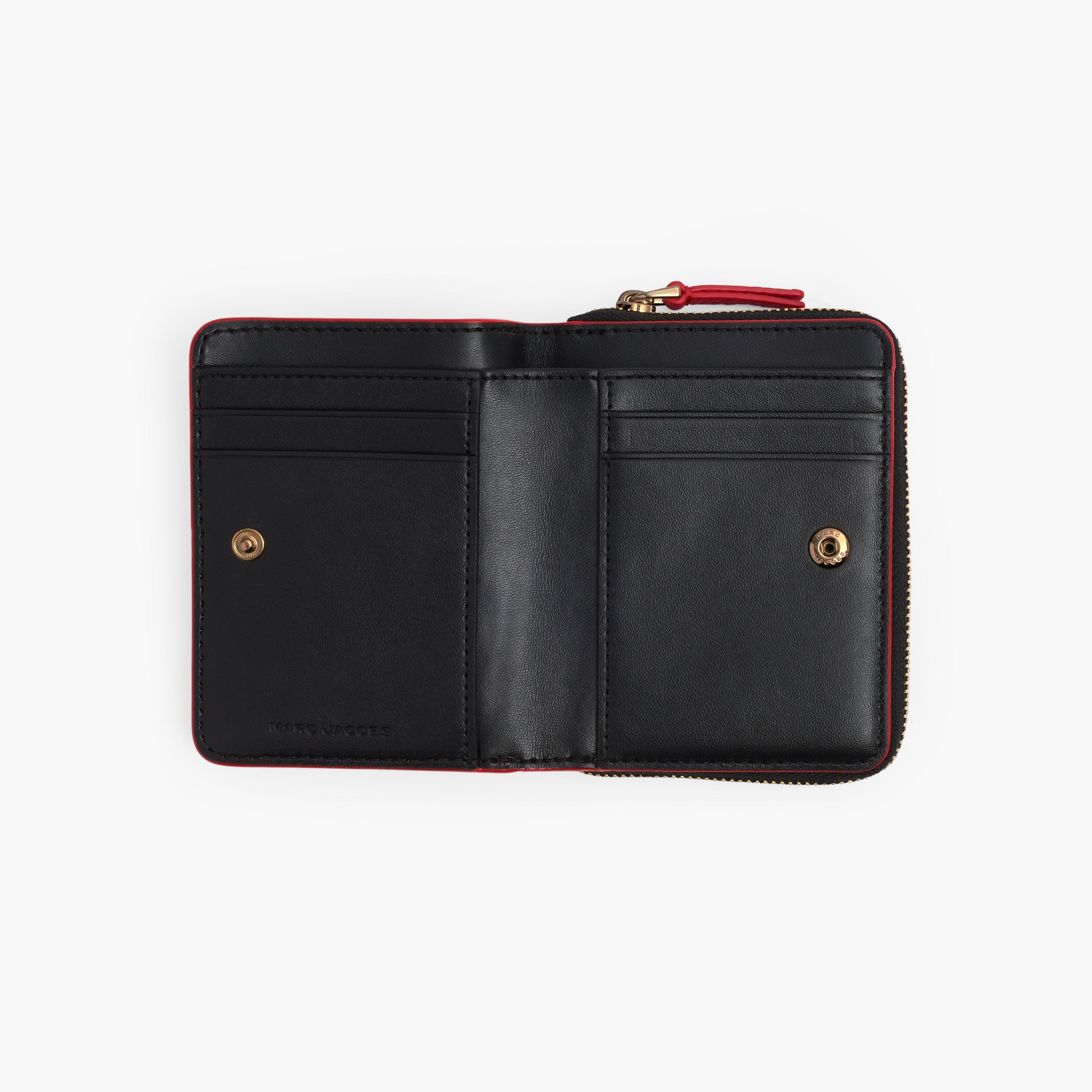 THE LEATHER MINI COMPACT WALLET - 2