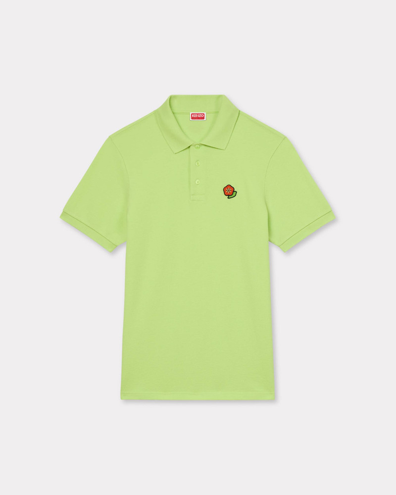 'KENZO Pop' embroidered slim polo in cotton 1