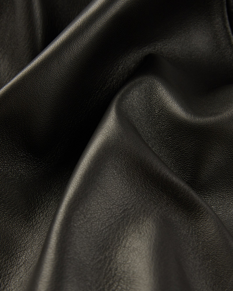 Lambskin nappa leather regular fit bomber jacket 7