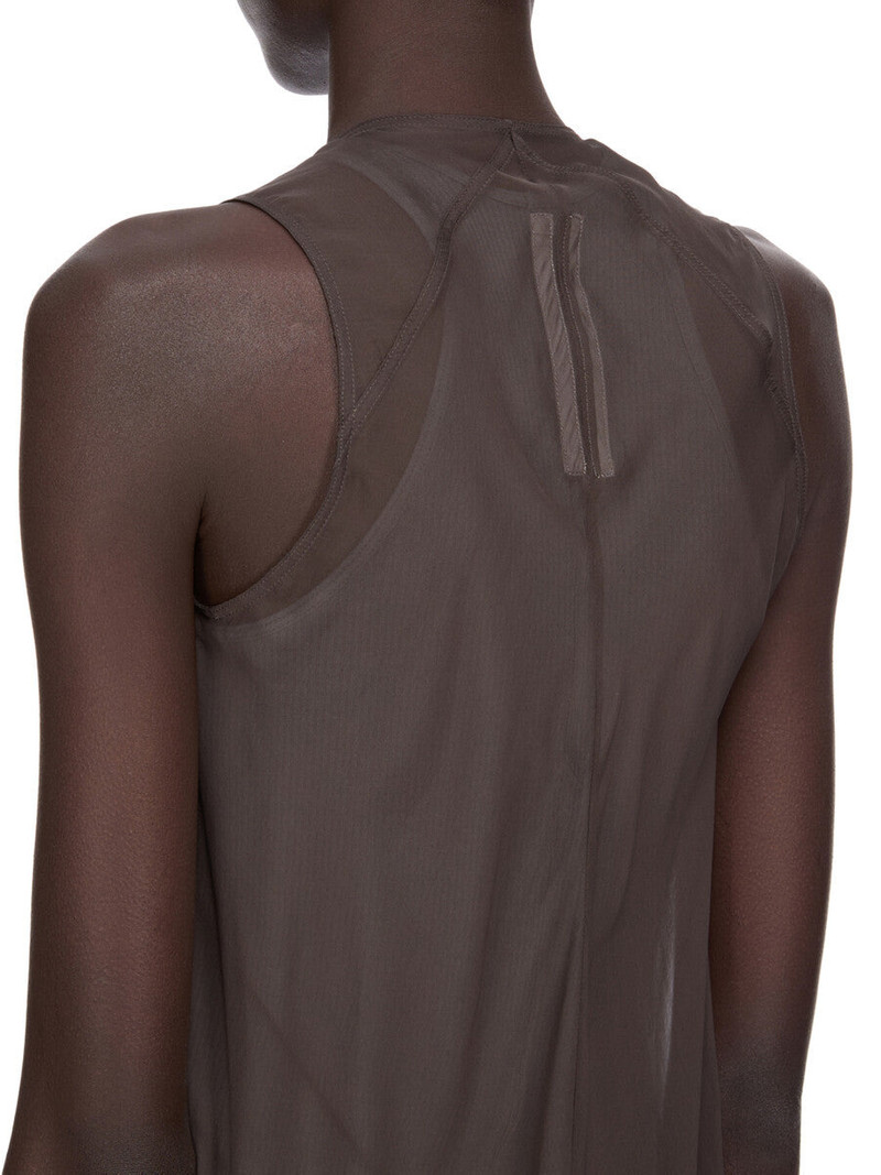 Rick Owens Gray Concordians SL Dustulator Maxi Dress outlook