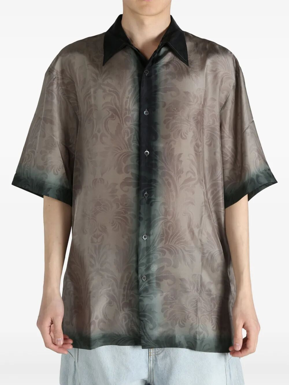 Dries Van Noten Men Short Sleeves Cassidye Shirt - 6