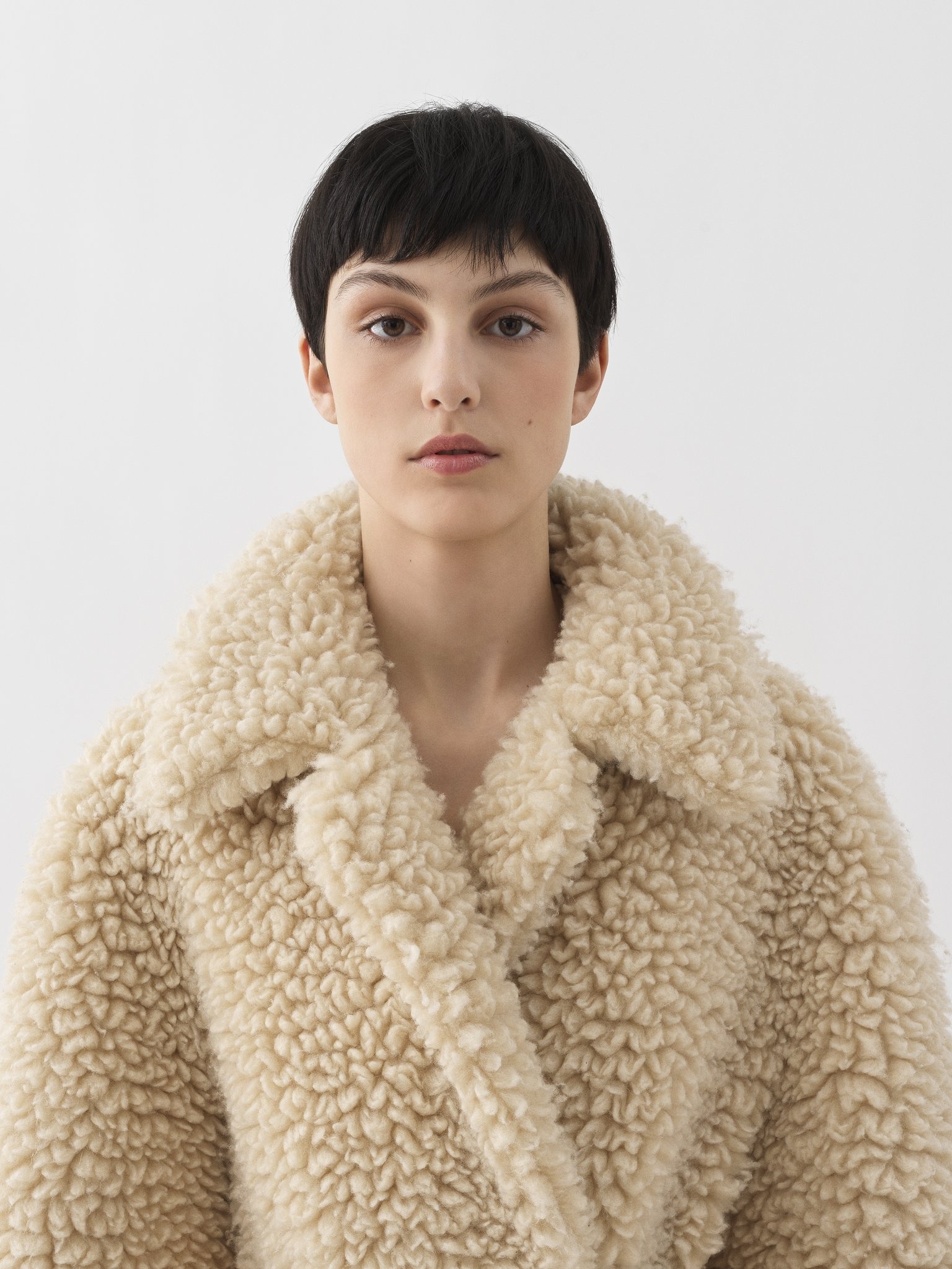 BELTED COCOON COAT - 5