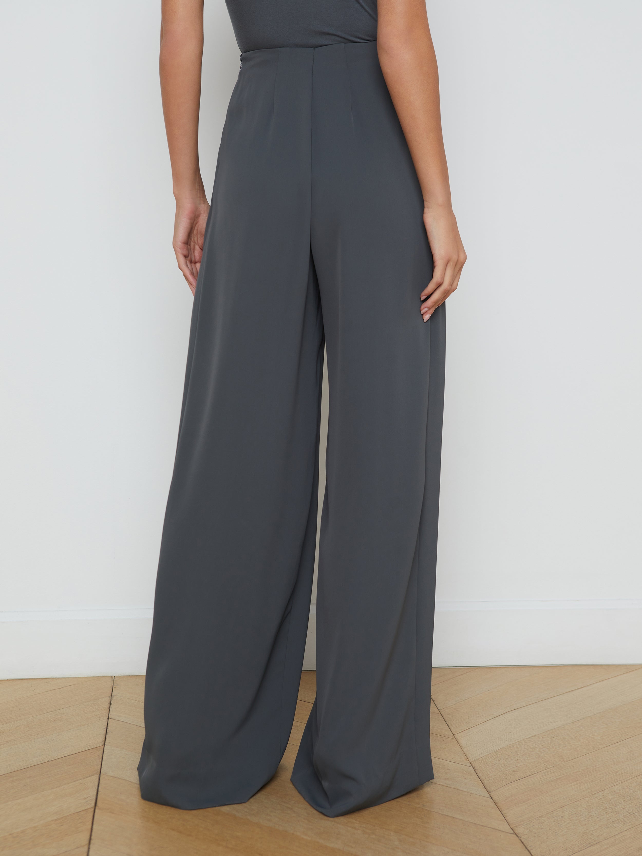 Nova Pleated Wide-Leg Pant - 6