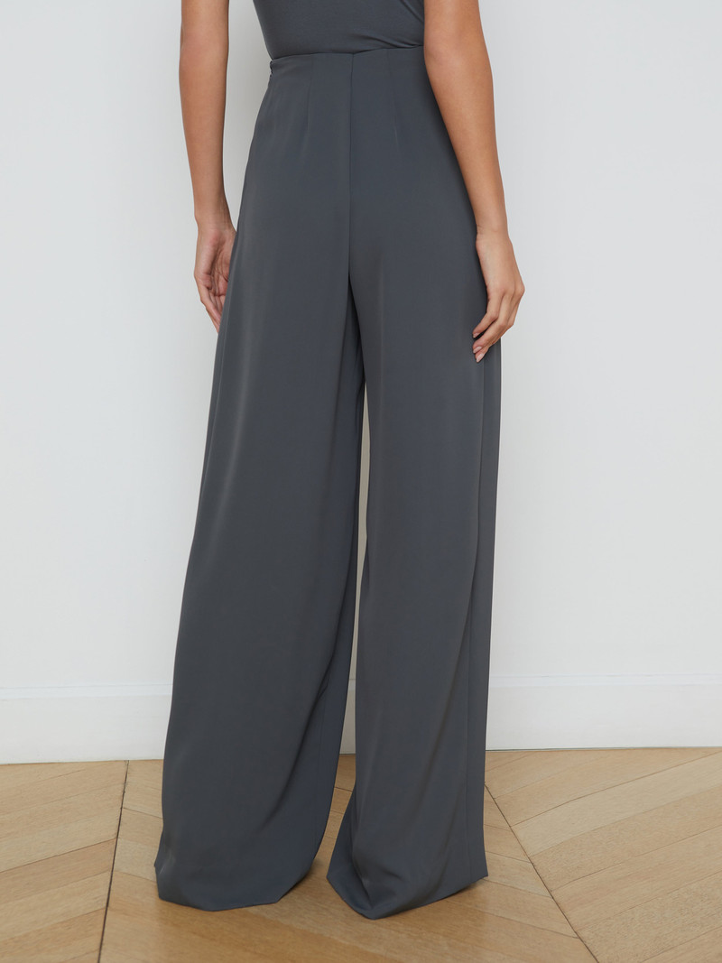 Nova Pleated Wide-Leg Pant 6