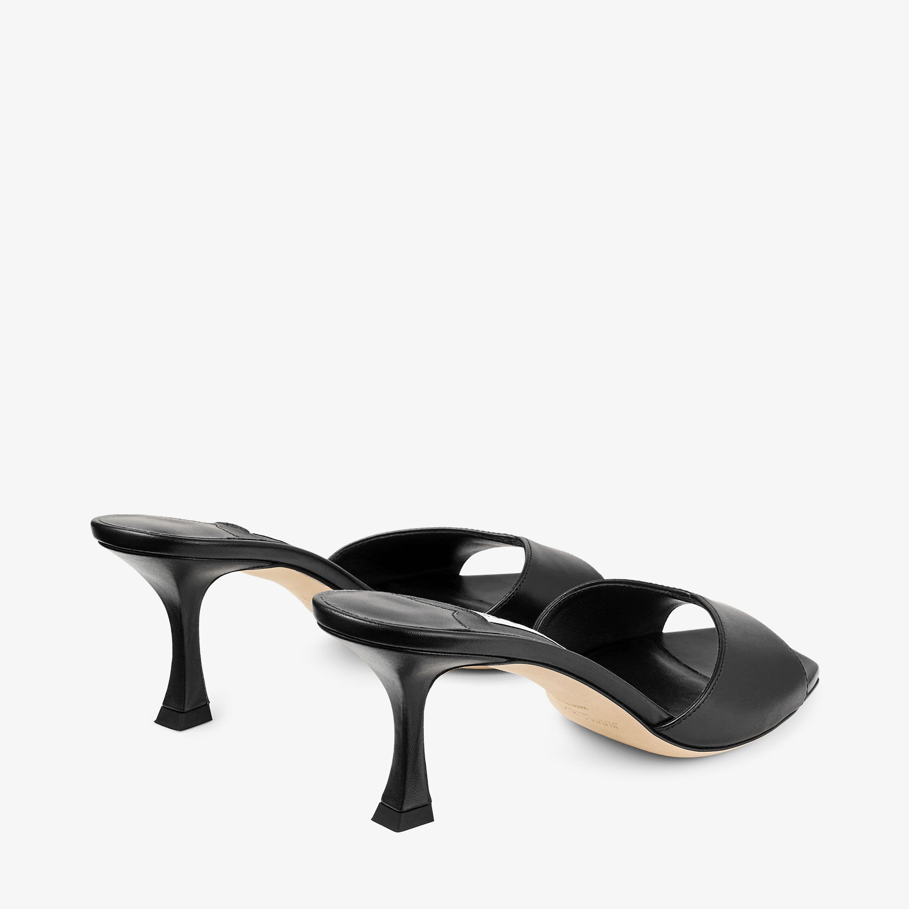 Skye 70
Black Leather Sandals - 5