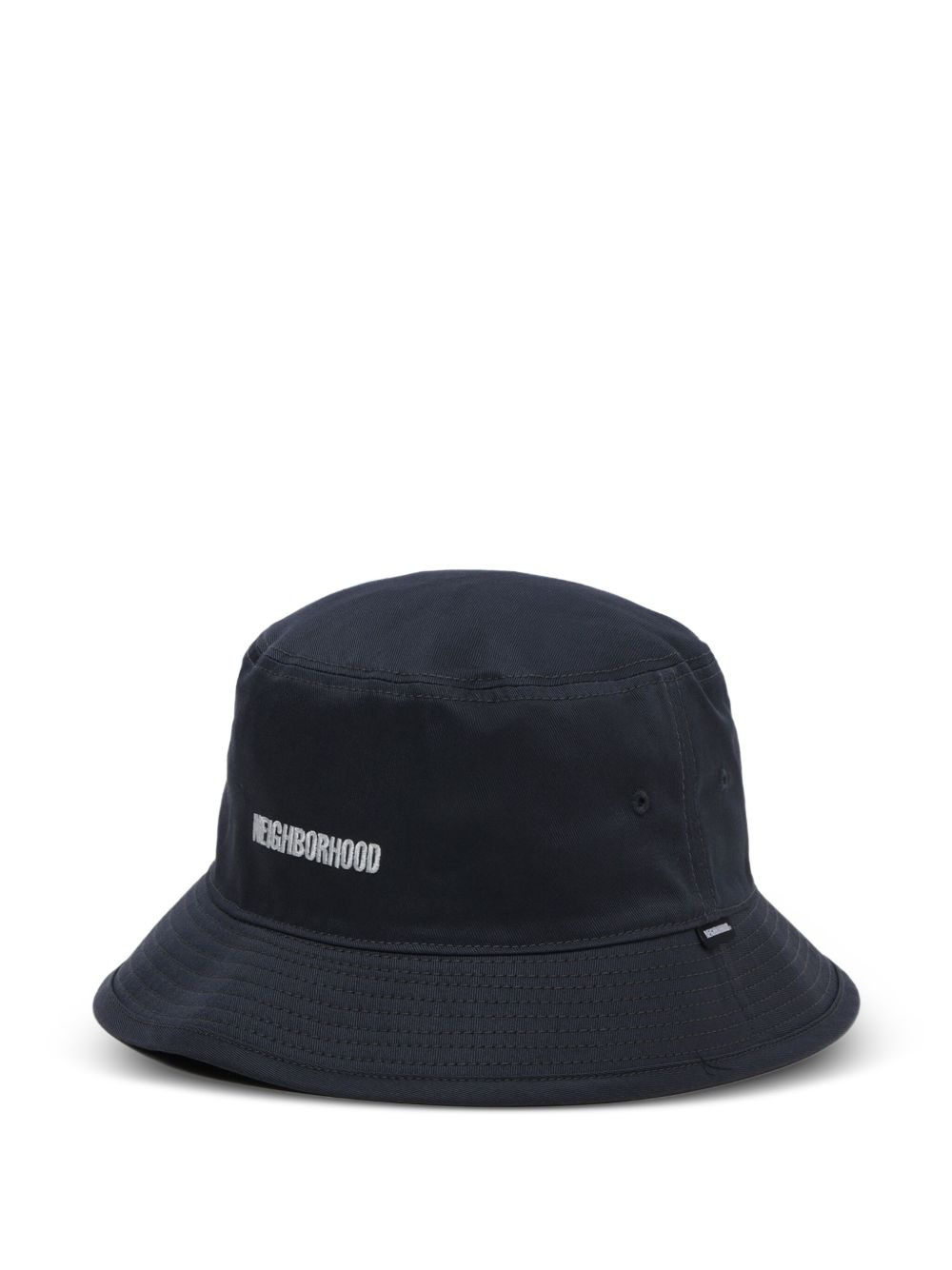 embroidered-logo cotton bucket hat - 2