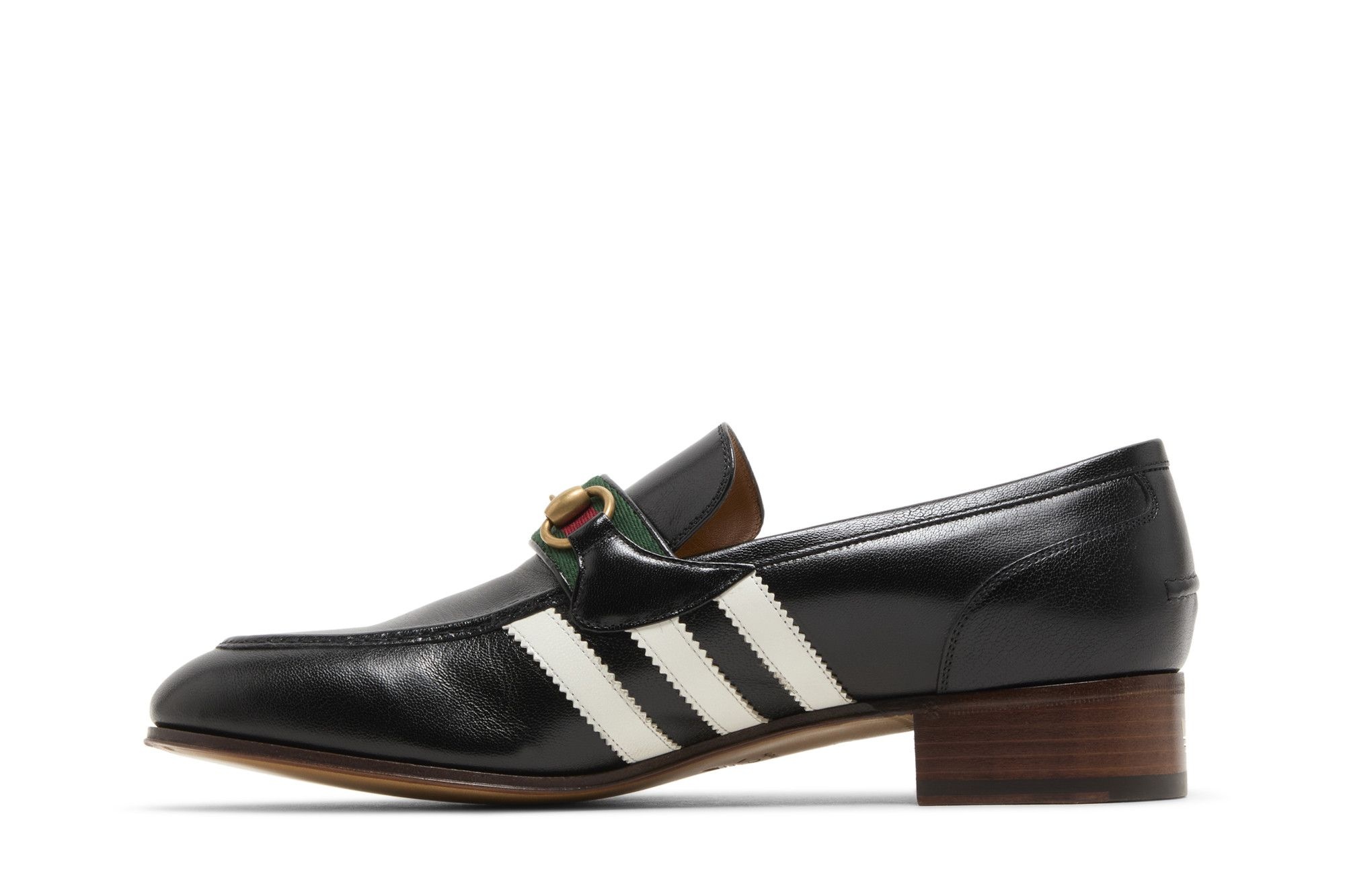 Adidas x Gucci Loafer 'Black Leather' - 3