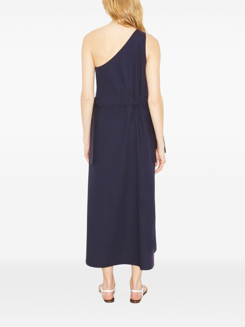 one-shoulder belted cotton dress 4