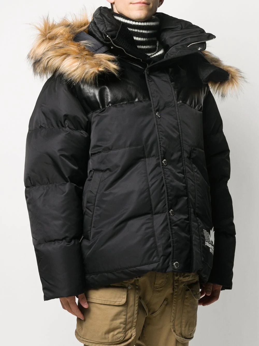 hooded puffer jacket - 3