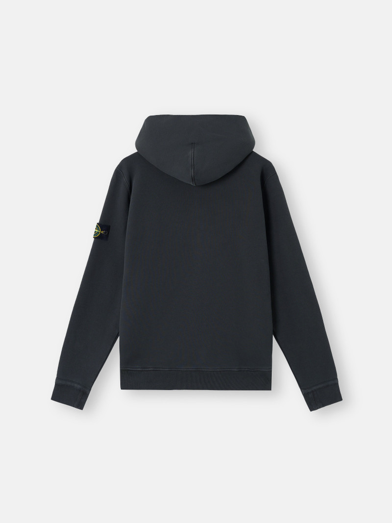 Stone Island 63341 ORGANIC COTTON DIAGONAL FLEECE 'OLD' EFFECT