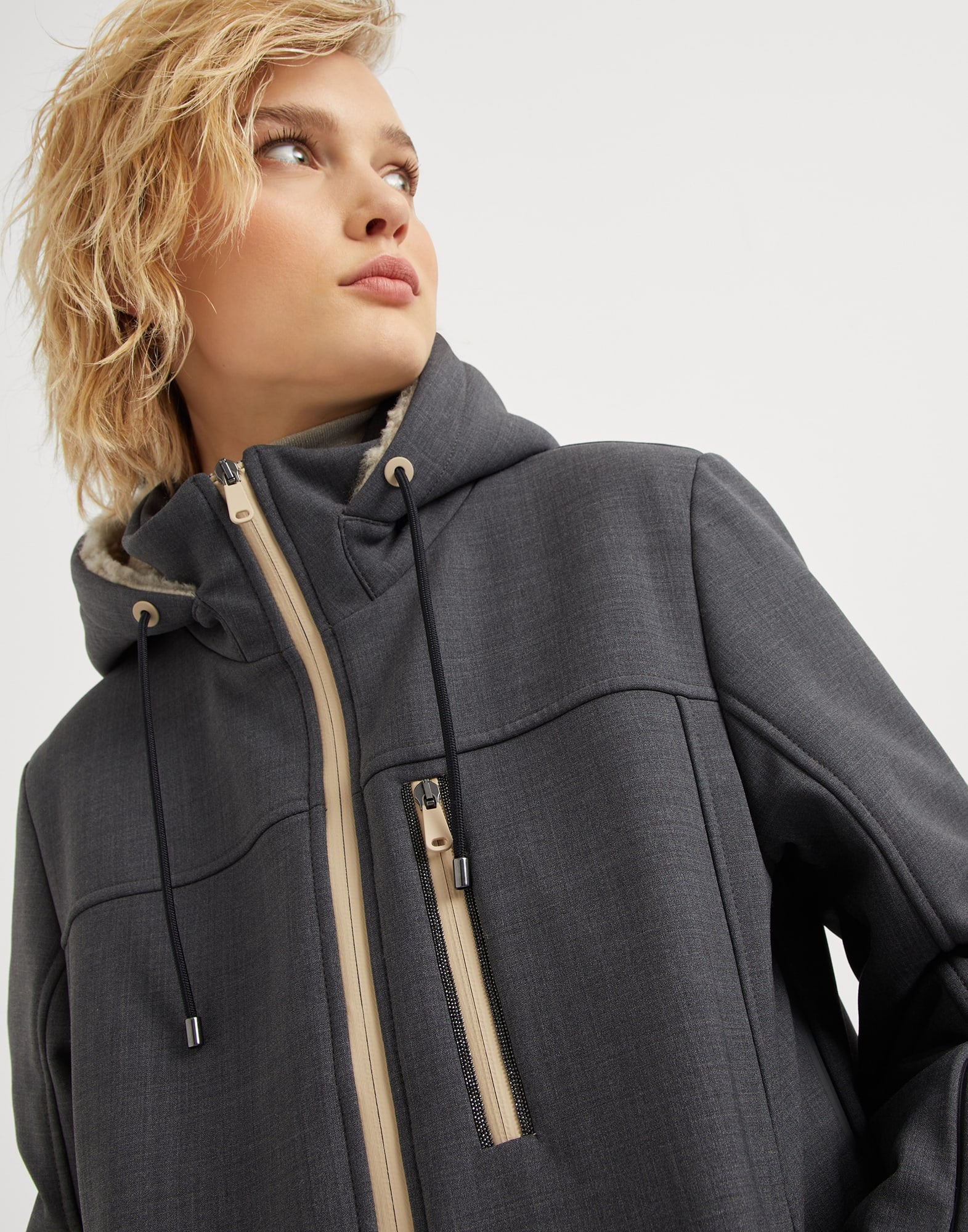 ジャケット Brunello Cucinelli Giacca In Lana Tropical Luxury Brunello Cucinelli Tropical luxury wool mountain jacket with
