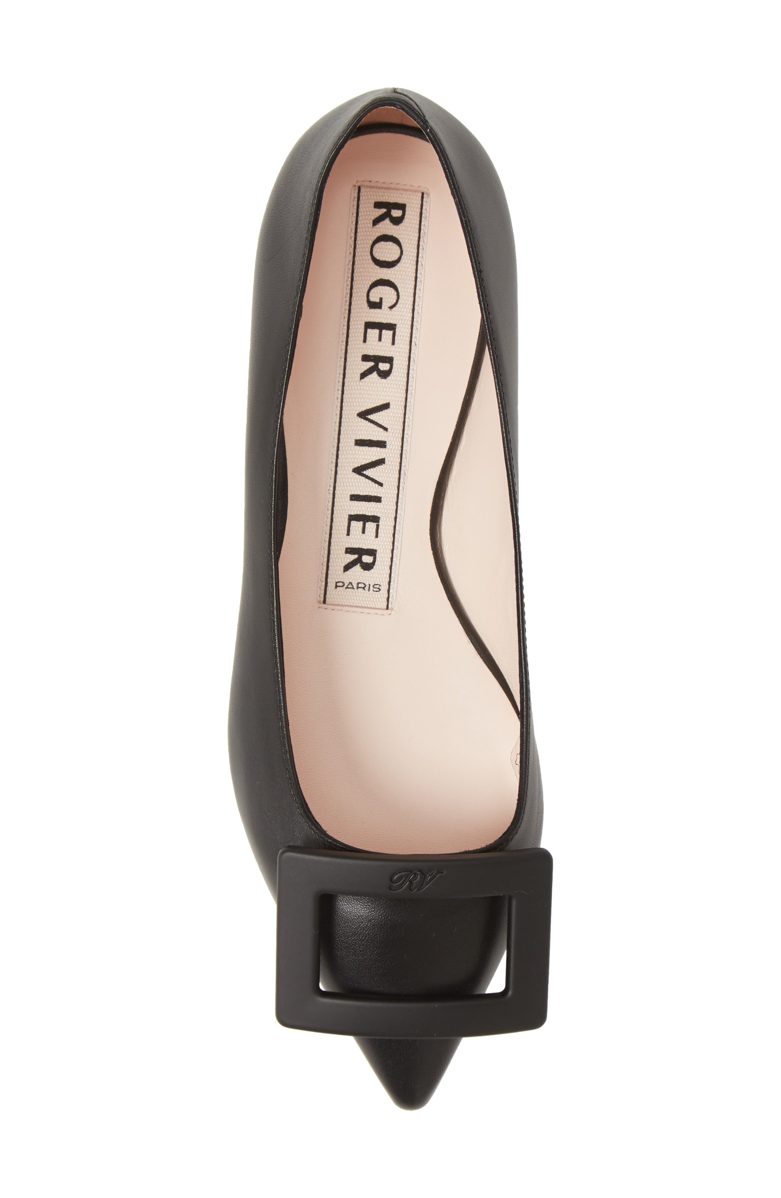 Gommettine Buckle Pointed Toe Flat - 5