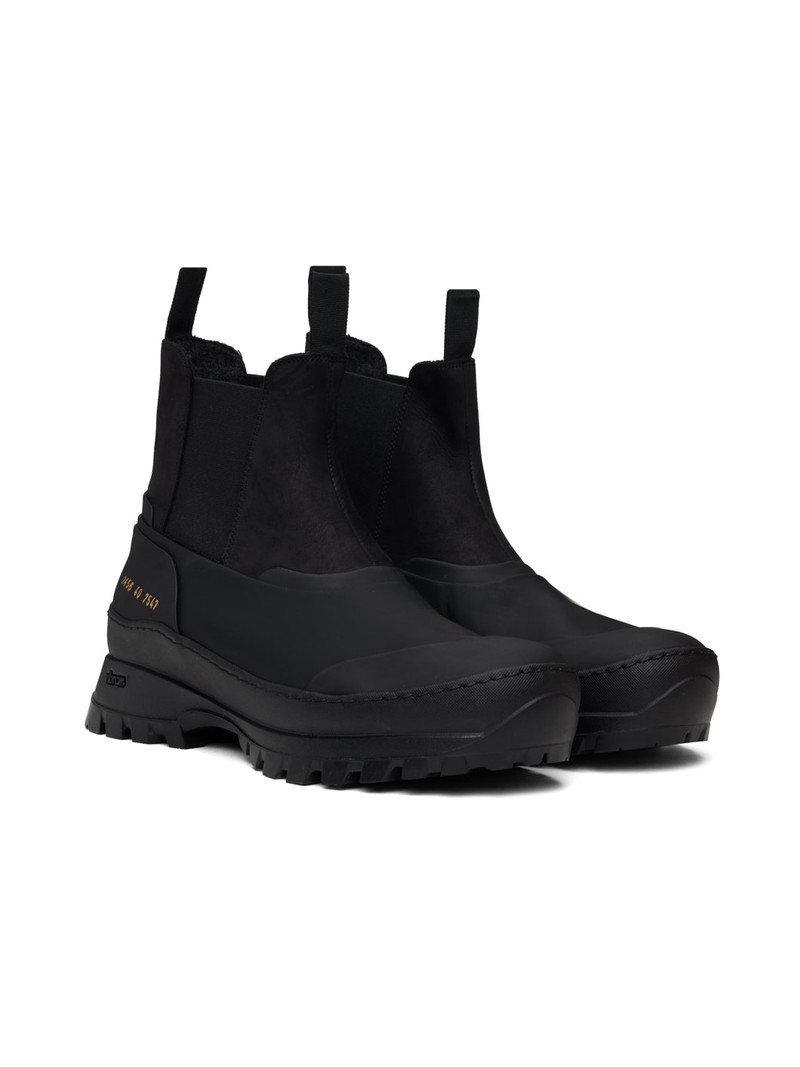 Black Hiker Chelsea Boots 4