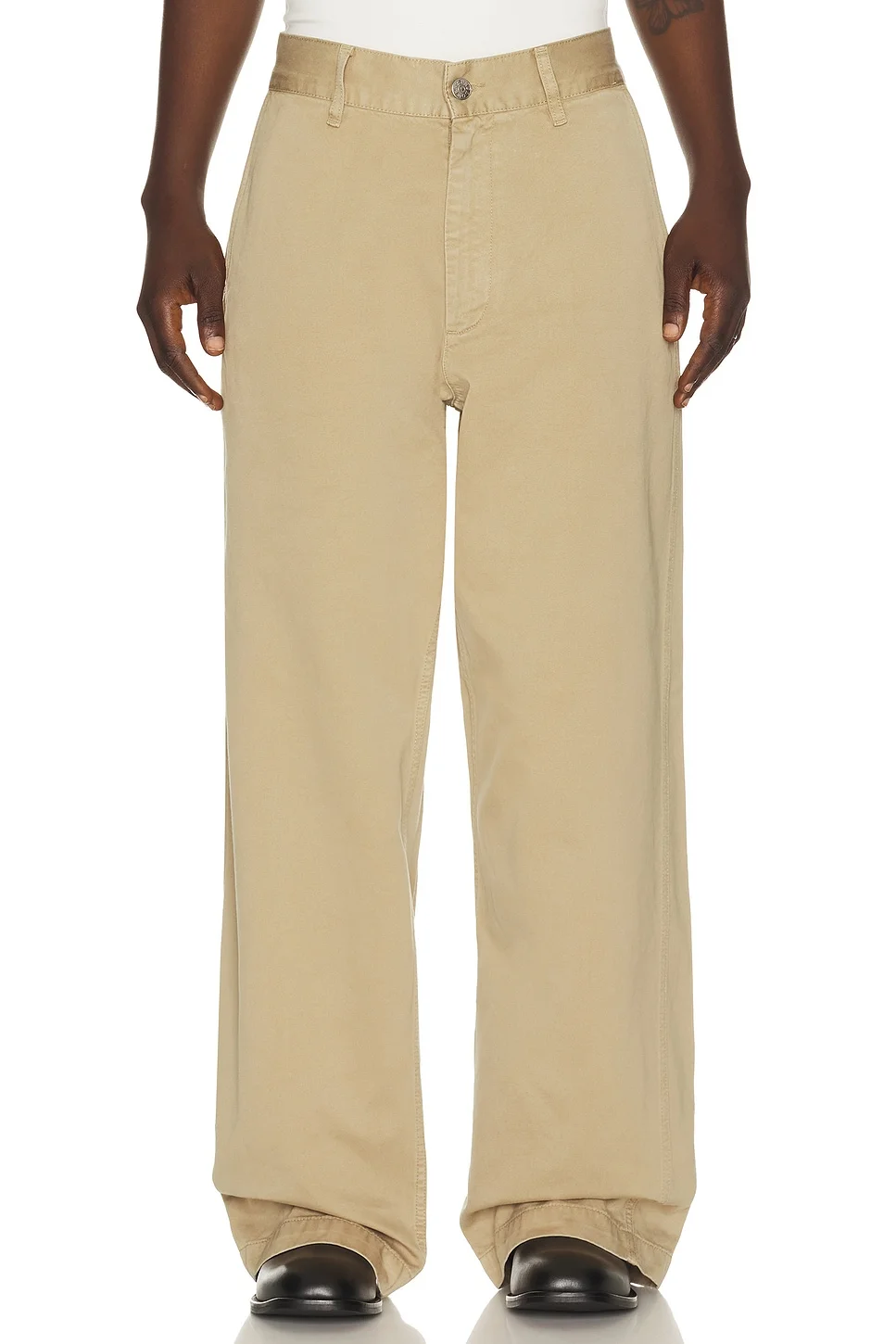Wide Twist Chino Pan - 1