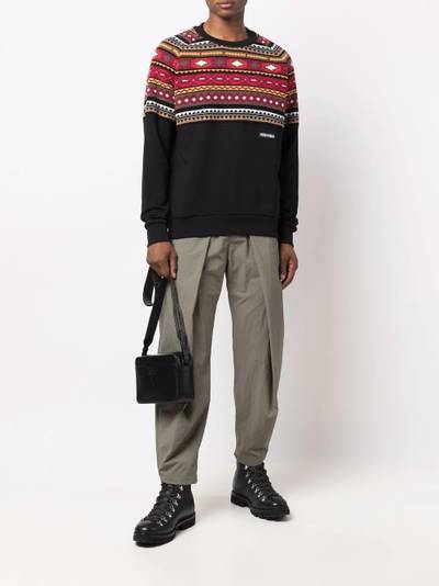 Marcelo Burlon County Of Milan logo-embroidered tapered trousers outlook